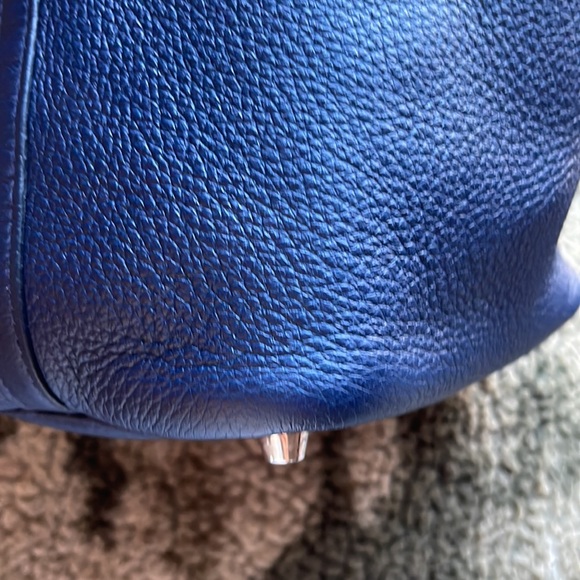 Hermes Picotin 18 PM Bleu Obscur Blue Tote - Picture 9 of 11